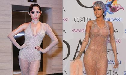 Tóc Tiên bị nghi nhái phong cách Rihanna ở The Face