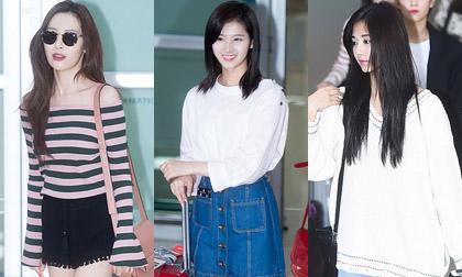 Dàn sao thần tượng đình đám xứ Hàn ồ ạt đổ bộ sân bay