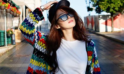 Lưu Diệc Phi cực chất trên đường phố Canada