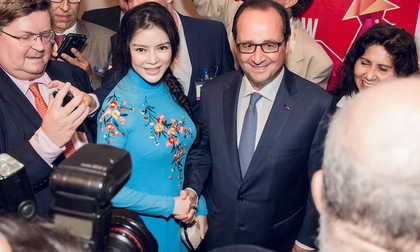 Lý Nhã Kỳ vinh dự được tiếp kiến Tổng thống Pháp