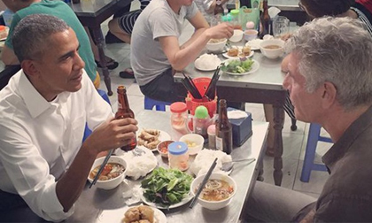 Obama ăn bún chả ở Hà Nội: Kịch bản giữ kín suốt một năm