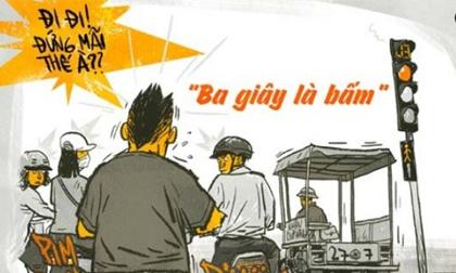 Cười ra nước mắt với tản văn về văn hóa giao thông