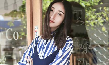 Trang Khiếu phối đồ tinh tế khi xuống phố