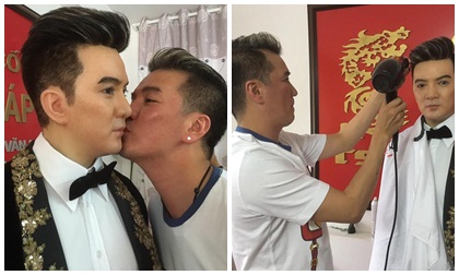 Đàm Vĩnh Hưng tự tay cắt tóc và khóa môi 'người em sinh đôi' của mình