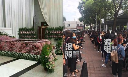 Dòng người xếp thành hàng dài 200 mét tiễn Kiều Nhậm Lương về nơi an nghỉ cuối cùng