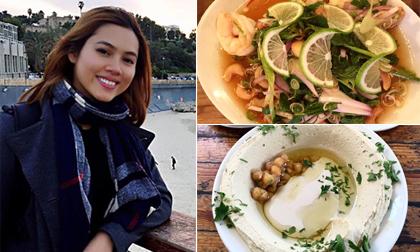 'Theo chân' Á hậu Hoàng My khám phá những món ăn ngon ở đất nước Israel