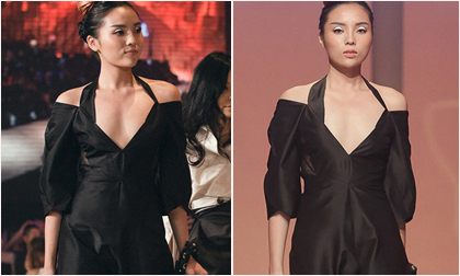 Không hề báo trước, Kỳ Duyên bất ngờ xuất hiện trên sàn diễn Elle Show