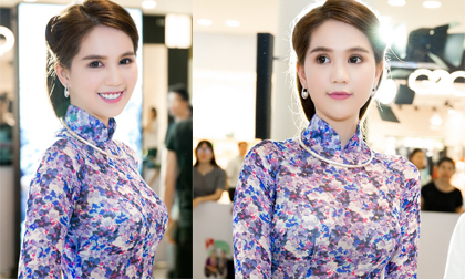 Chưa bao giờ Ngọc Trinh diện áo dài đẹp đến thế