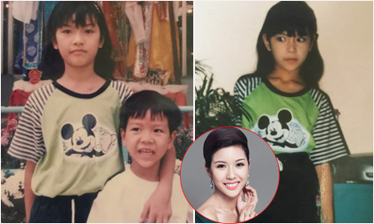 Đây là loạt ảnh hiếm thời thơ bé lần đầu công bố của Á hậu Thúy Vân