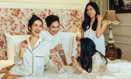 Mỹ nhân Việt tổ chức 'Pajama Party' trong penthouse của Hà Kiều Anh