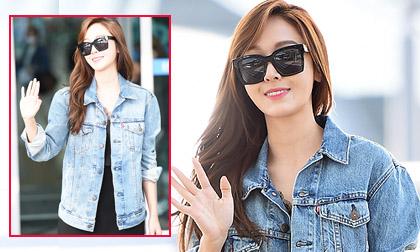 Jessica sang chảnh, rạng rỡ tại sân bay