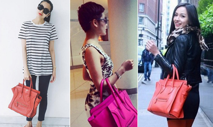 Tăng Thanh Hà 'đụng hàng' túi hiệu với loạt sao Việt