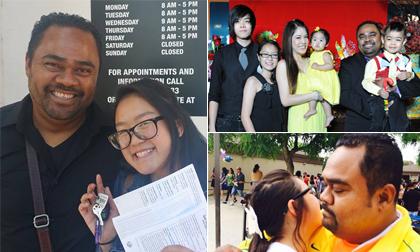 Loạt ảnh chứng minh chồng Thu Phương coi con riêng của vợ như con ruột