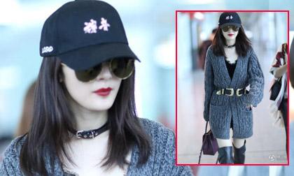 Bị chồng 'nhắc nhở', Dương Mịch vẫn mặc phong phanh bất chấp thời tiết giá lạnh