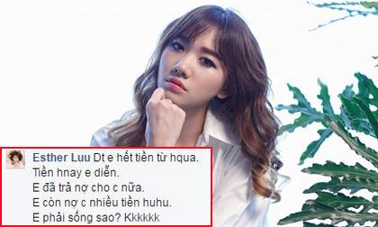 Sau khi mổ ruột thừa, Hari Won lộ tin nhắn nợ nần 'chồng chất'