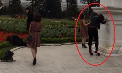 Nam thanh niên đánh đập bạn gái dã man giữa trung tâm thương mại