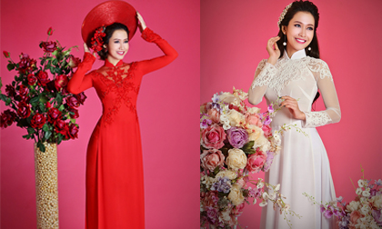 Phan Thu Quyên đẹp kiêu sa trong mẫu áo dài cưới