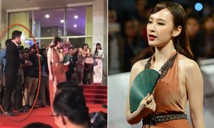 Angela Phương Trinh bị mời rời khỏi thảm đỏ vì tạo dáng quá lâu