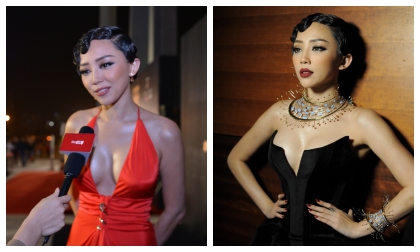 Tóc Tiên khoe vòng một trong hai trang phục gợi cảm, lần đầu thử sức với catwalk