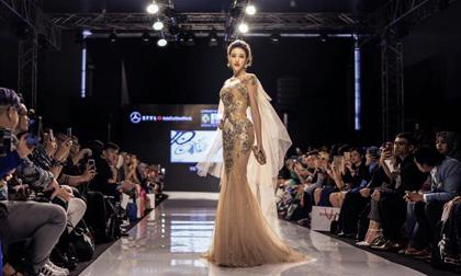 Á hậu Huyền My trình diễn thời trang tại Malaysia International Fashion Week