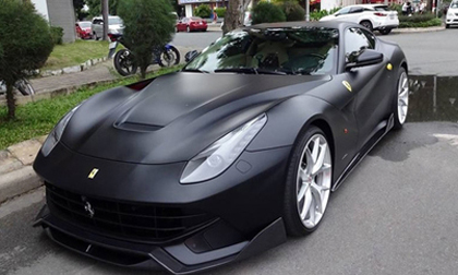 Cường Đô la khoe 'siêu ngựa' Ferrari F12 Berlinetta độc nhất Việt Nam