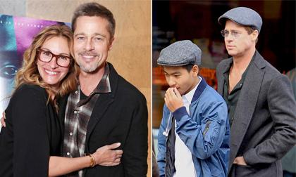 Brad Pitt gầy sọp sau khi được chứng minh không đánh đập con trai cả