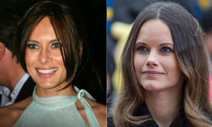 'Bản sao hoàng gia' của tân Đệ nhất Phu nhân Mỹ Melania Trump