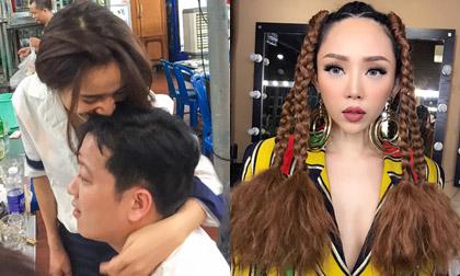 Tin sao Việt mới 13/11: Nhã Phương ôm hôn Trường Giang, Tóc Tiên khoe tóc mới như 'dị nhân'