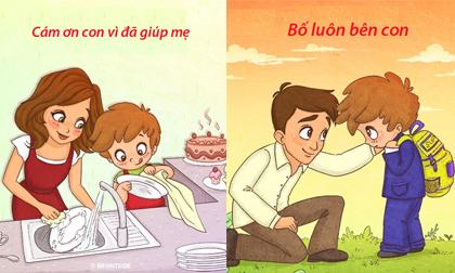 Thay vì quát mắng, đây mới là điều mà bố mẹ nên nói với con mỗi ngày