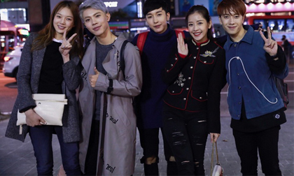 Chi Pu được Á hậu Hàn tiếp đón nồng nhiệt khi vừa đến Hàn Quốc