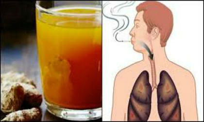 Hỗn hợp nước uống 'cứu' phổi dù nghiện thuốc lá bao lâu đi nữa