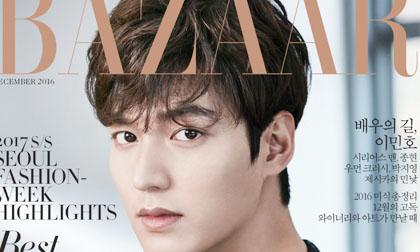 Lee Min Ho nam tính và lôi cuốn trên trang bìa tạp chí Harper's Bazaar