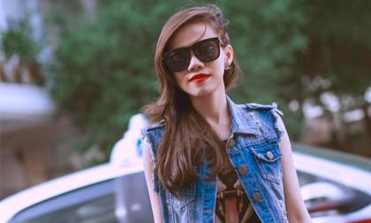 Em gái Thanh Thảo sành điệu khi xuống phố