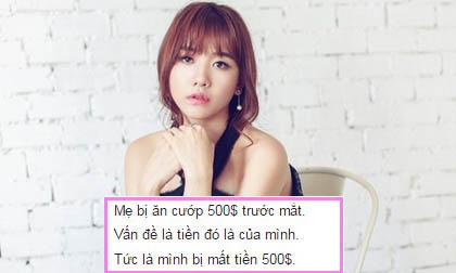 Hari Won bị cướp 11 triệu đồng tại Hàn Quốc
