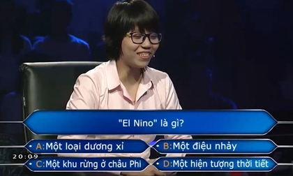 'Cô gái hiếm hoi' khiến dân mạng dậy sóng với phần thi trong 'Ai là triệu phú' 