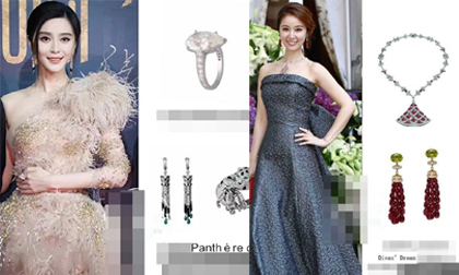 Bộ sưu tập phụ kiện xa hoa của mỹ nhân Hoa ngữ