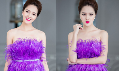 Á hậu Hoàng Anh lộng lẫy như nàng thiên nga giữa trời đông Hà Nội