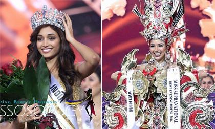 Khả Trang lọt top 25 thí sinh đẹp nhất, người đẹp Ấn Độ đăng quang Hoa hậu Siêu quốc gia 2016