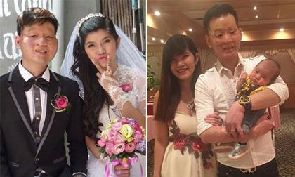 Cặp đôi 'chồng xấu vợ xinh' khoe con trai bụ bẫm sau 2 năm kết hôn