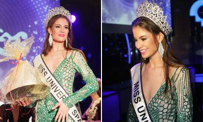 Nhan sắc đẹp rạng ngời của tân Hoa hậu Hoàn vũ Tây Ban Nha 2016