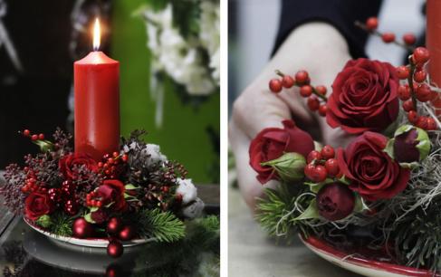 Trang trí nến Giáng sinh lãng mạn tạo bất ngờ cho người yêu