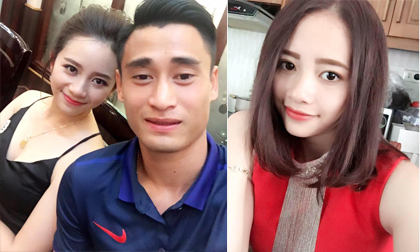 Lộ vợ đẹp như 'hoa hậu' của tiền vệ Vũ Minh Tuấn