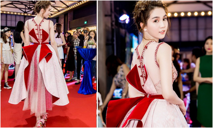 Ngọc Trinh lộng lẫy trên thảm đỏ ra mắt 'bom tấn' hoạt hình do cô lồng tiếng