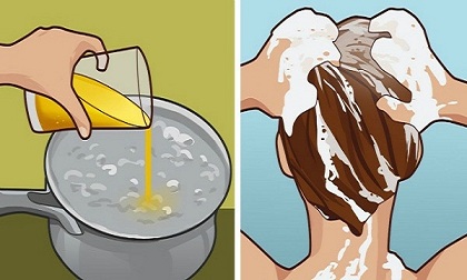 Tóc hư tổn, xơ cứng bất trị trở nên bóng mượt với 9 công thức sau