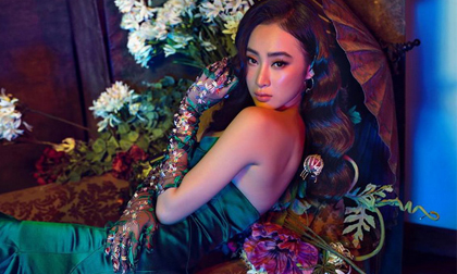 Angela Phương Trinh diện đầm dạ hội làm nữ hoàng kiêu sa