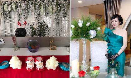 Không khí Giáng sinh ngập tràn trong biệt thự triệu đô của Hoa hậu Giáng My