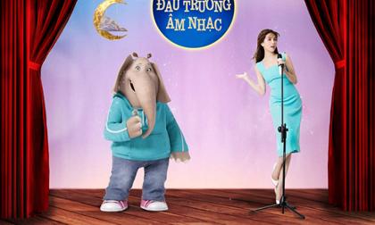 Ngọc Trinh sành điệu đủ kiểu với 'Đấu trường âm nhạc'