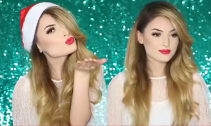 Kiểu tóc quyến rũ cho nàng tung tăng dạo phố mùa Giáng sinh