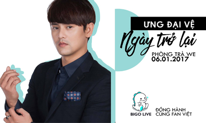 Ưng Đại Vệ 'họp fans' trên Bigo Live