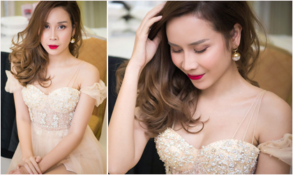 'Gái 2 con' Lưu Hương Giang gợi cảm bất ngờ khoe vòng một lấp ló